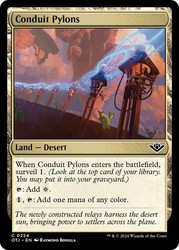 Conduit Pylons 254 Foil Outlaws of Thunder Junction MTG