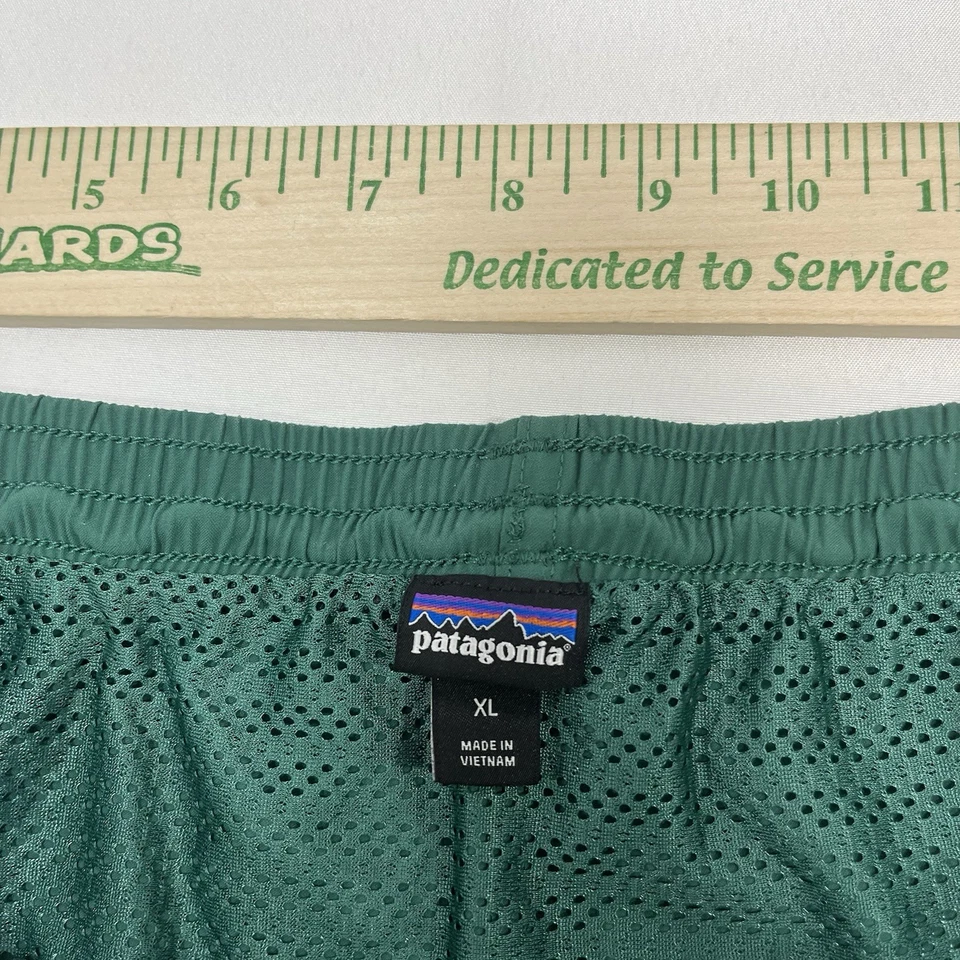 Bañador Patagonia para Hombres XL (34W) Verde Cintura Elástica 6 Pulgadas Forrado Nylon Playa Foto 4 de 4