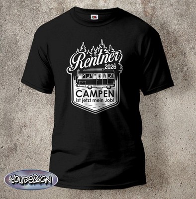 Retired 2026 Shirt Retirement Grandad Retirement Men's T-Shirt Cult Camping Job S-5XL