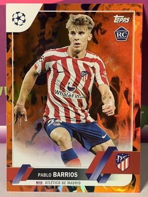 2022-2023 Topps UEFA Club Competitions Inferno Foil #157 Pablo Barrios RC