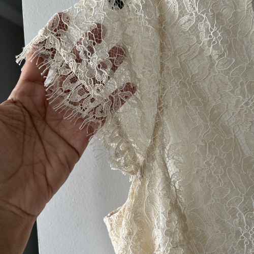 St. John Short Sleeve All Lace Top Sz 14 - Picture 4 of 13