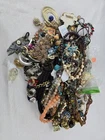 Vintage To Now Tangled Costume Jewelry Lot Mixed 3.10 Lbs Many Marked By Maker