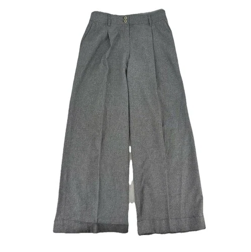 Feraud Women Size 10 Wool Angora Blend Wide Leg Pleated Front Dress Pants S100v