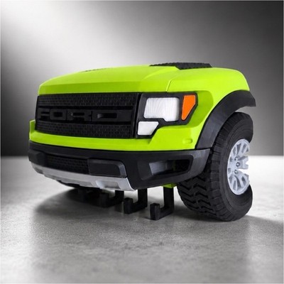 3D Printed Ford F-150 Raptor Front End Key Holder Wall Mount Garage