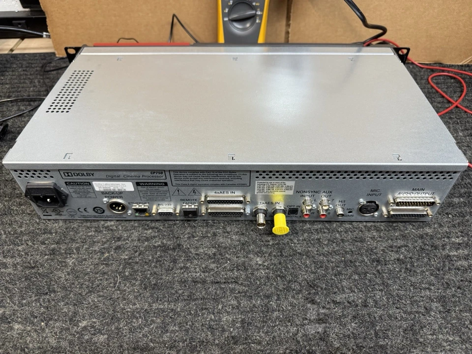 DOLBY CP-750 Digital Cinema Audio Processor Parts/Repair.   Needs Power Supply-2 - Image 2 of 4