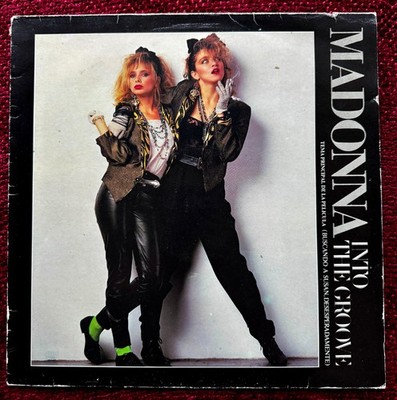 MADONNA INTO THE GROOVE RECORD 12'' SPAIN ONLY SINGLE PROMO MOVIE COVER SIRE 1985