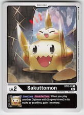 Sakuttomon Uncommon Starter Deck 13: Ragnaloardmon ST13-01 U LP