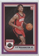 2022-23 Panini NBA Hoops Rookies Purple TyTy Washington Jr #258 0c2