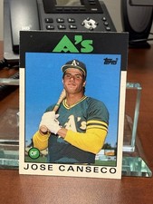 1986 Topps Traded Baseball MLB Jose Canseco Oakland A's Athletics RC Card #20T