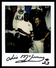 Odis McKinney Raiders Football Signed Polaroid Photo Auto *X1712