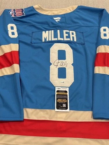 JSA COA JT MILLER Signed Autographed New York Rangers Hockey Jersey