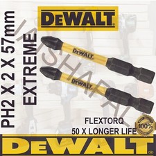 DeWALT PH2 Phillip BIT X 2 FlexTorq Extreme Impact 57 m AEG RYOBI HILTI PANASONIC