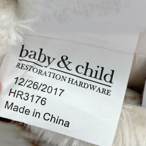 Restoration Hardware Faux Fur Snow Leopard Lumbar Bolster Pillow w/ Insert LARGE - Picture 13 of 14