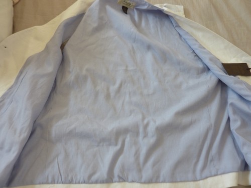 Tasso Elba Island Vest Waistcoat Mens White 100% Linen w/Back Cinch Adjuster 2XL - Picture 11 of 12