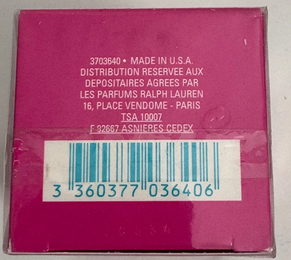 Ralph Lauren Cool 1.0 FL. OZ. (30 ML) EDT SPRAY SELLADO DESCATALOGADO Foto 4 de 4