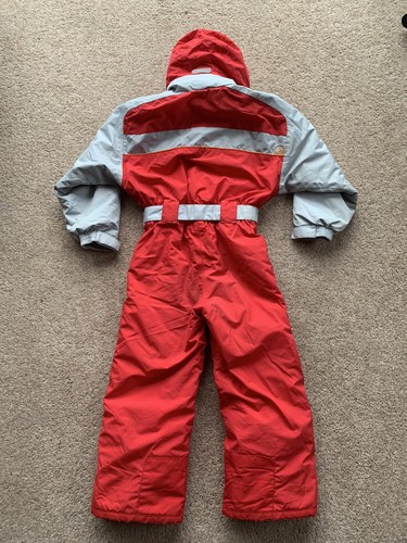 QUECHUA Ski Snow Suit 6 Years All In One Padded Insulated Hood Snowboard - Picture 6 of 11