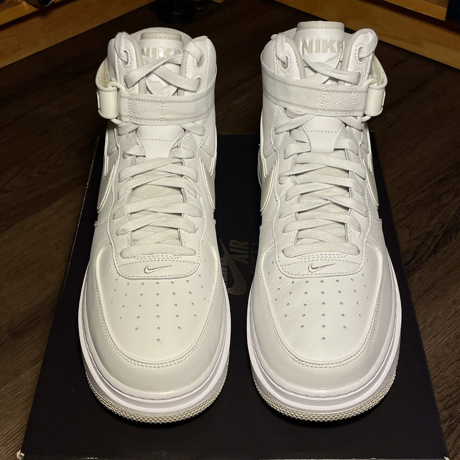 Botas de caminhada Nike Air Force 1 Boot Summit osso claro branco  DA0418-100 masculinas 16 195243509509