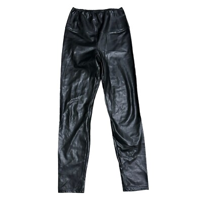 Aritzia Wilfred Free Daria Faux Leather Pants Women M High Rise