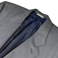 VTG Belvest Men s 100 Wool 2-Button Blazer/Jacket Navy Blue Italy 42L