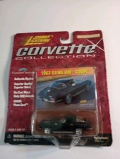 1999 Johnny Lightning Corvette Collection 1963 Corvette Sting Ray Coupe Black ig