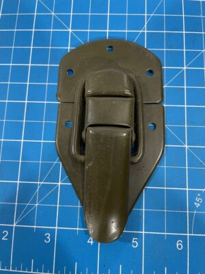 Army Trunk Foot Locker Hardware Draw Bolt Latch Hasp Green