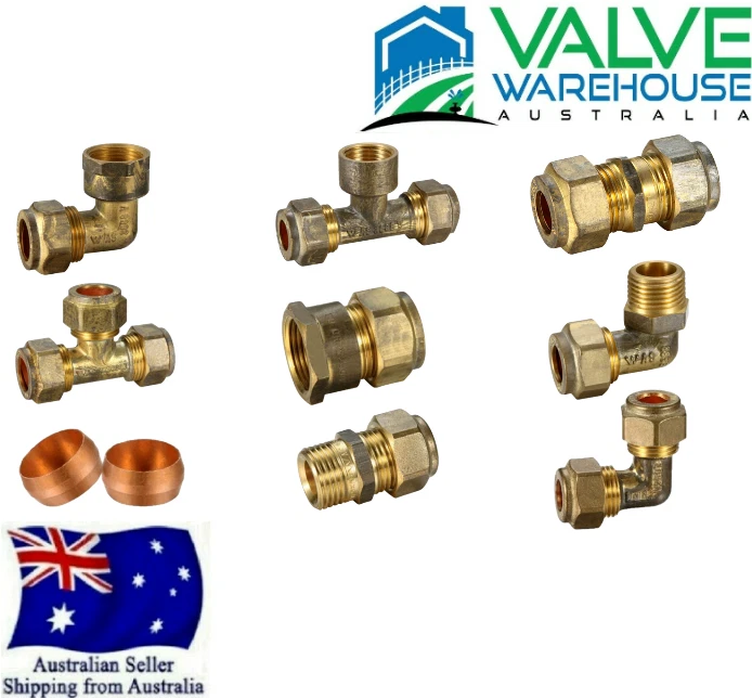 DR Brass - Copper Compression Fittings - Watermark Approved - image 1 of 2