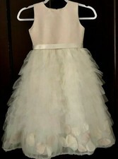 NWT BHLDN Joan Calabrese Mon Cheri Pink Ivory Satin Tulle SZ 3T Flower Girl 168