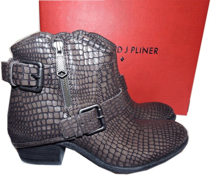 348 Donald Pliner Pliner Pliner tobillo botas de Montar carbón Dalis Vintage Python 9.5 Botines 1adbcd 348 Donald Pliner Pliner Pliner tobillo botas de Montar carbón Dalis Vintage Python 9.5 Botines 1adbcd