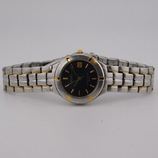 SEIKO 7N82-0AG0 Two Tone Quartz Analog Women's Watch Sz. 6 3/4" New Battery