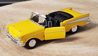 Chevrolet Bel Air 1957 , Modellauto Von Welly , Top , Gelb , Ca.: 1 : 43