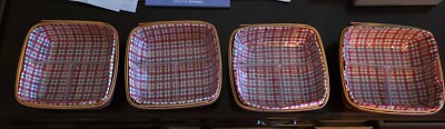 Longaberger 1998 PICNIC PAL BASKET Good Ol' Summertime Combo (FOUR)