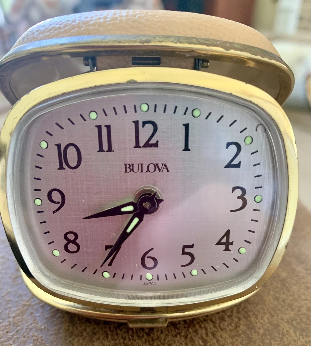 Vintage bulova alarm clock clearance