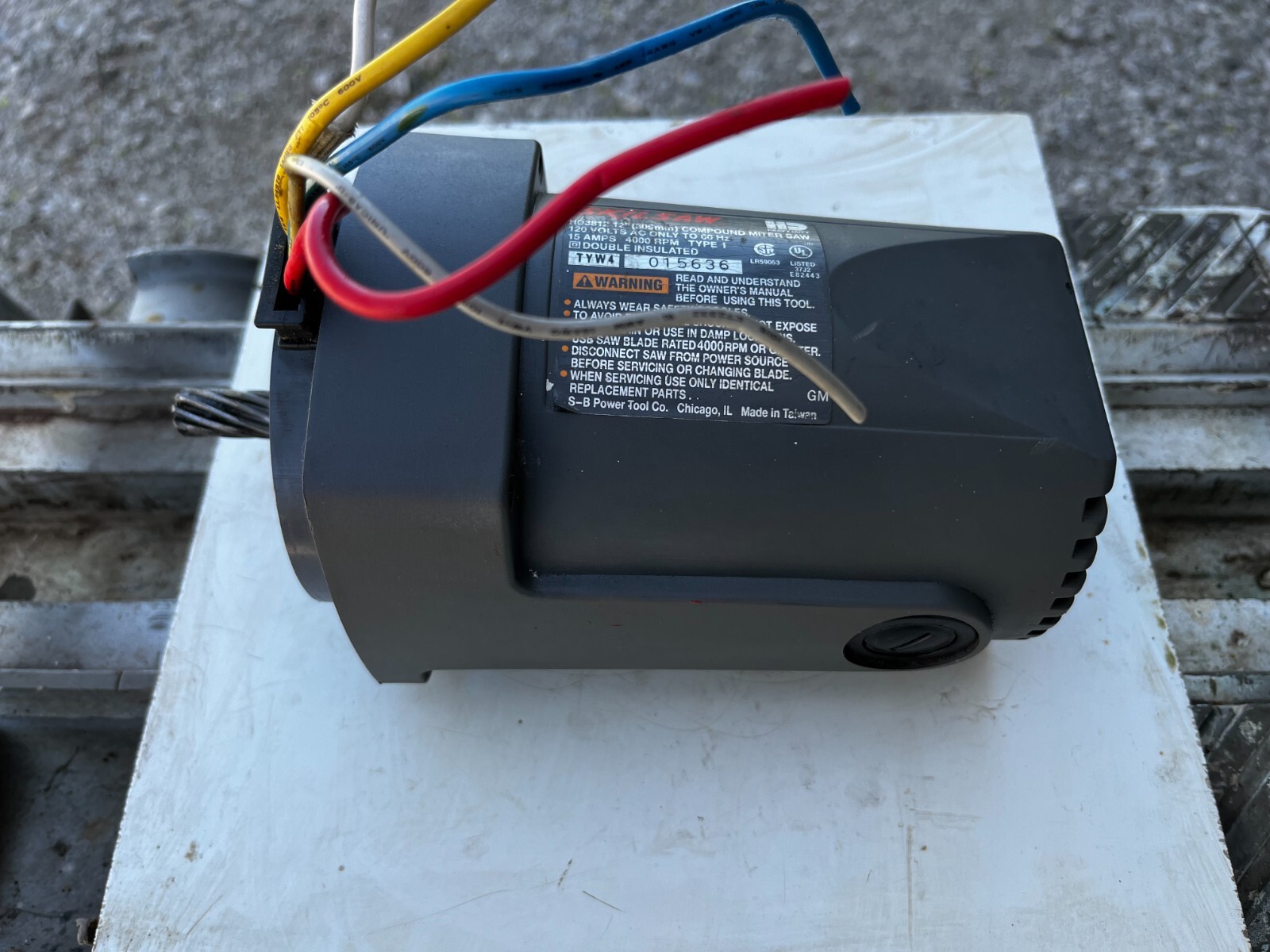 Bosch 3912 & Skillsaw 3812 Compound 12 In Mitre Saw Motor. eBay