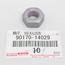 90170-14029 Toyota OEM Genuine NUT, HEXAGON