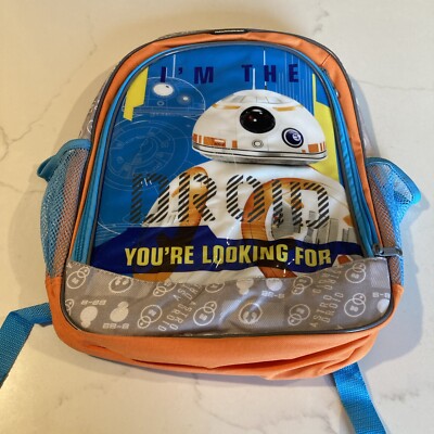 American Tourister Star Wars BB-8 Two Compartment Backpack Side Bottle Holders
