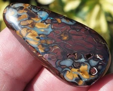 Beautiful Koroit Free Form Australian Boulder Opal Cabachon