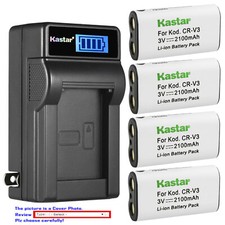 Kastar Battery LCD Wall Charger for Kodak  EasyShare C300  C310  C315 C330 C340