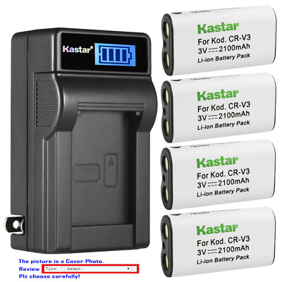 Kastar Battery LCD Wall Charger for Pentax  K100D Digital SLR K110D Digital SLR