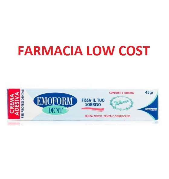 EMOFORM DENT CREMA ADESIVA per dentiere tenuta extra forte x tutto il giorno NEW