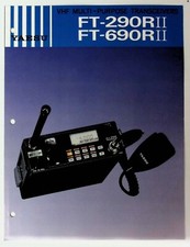 Yaesu FT- 290RII - 690R II VHF Muilt - Ricetrasmettitori Scopo Caratteristiche Brochure