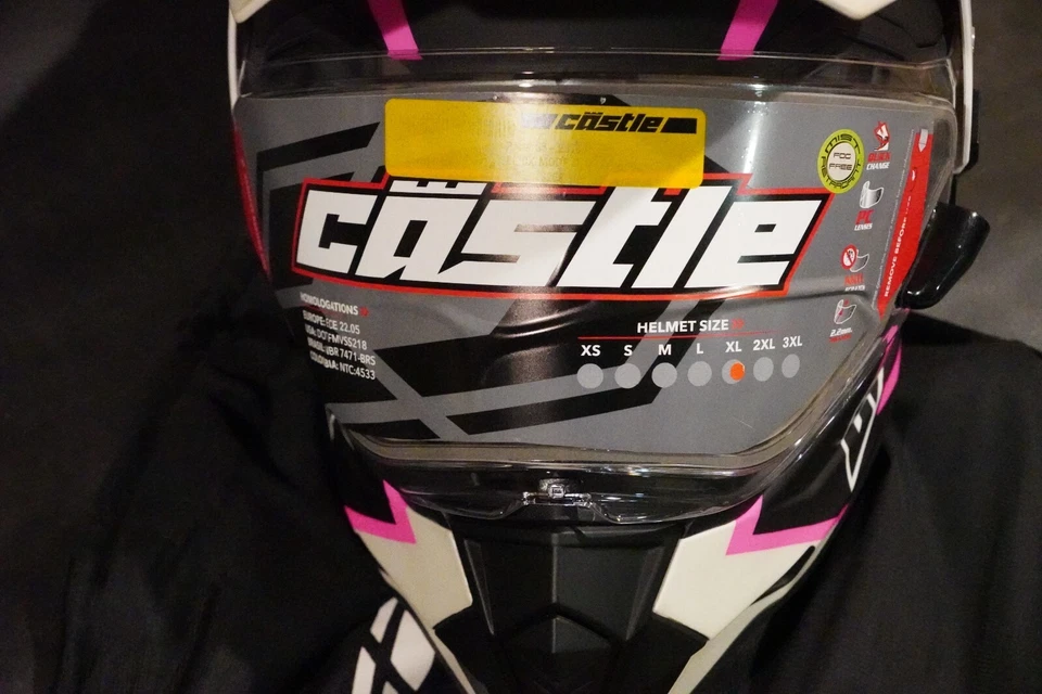 Casco eléctrico térmico Castle X CX para mujer moto de nieve XL X-Large Xlarge Foto 2 de 4