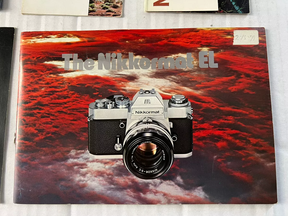 Vintage Nikon Brochures Nikkormat EL FTn FM Compact F2A-F2AS Photomic Lenses