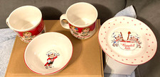 VTG 1991 Campbell Kids 2 pcs-5.5" Soup/Cereal Bowl-6.75" Plate 2 Soup Mugs 1989