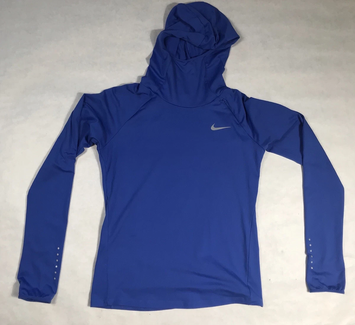 Nike running top with hood cheap