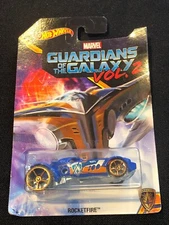 2016 Hot Wheels Rocketfire Guardians of the Galaxy Vol.2 Marvel NIP 7/8