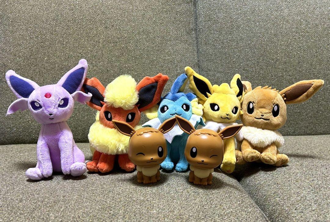 Pokemon Fit Eevee Evolutions Plush 5-Piece Set Pokemon Center