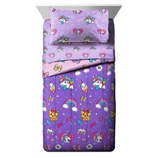 JoJo Siwa "Rainbows and Donuts" Kids Reversible Twin Bed Set - W3357123290