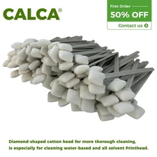 100pcs 5.9in Foam Cleaning Swabs for Epson Roland Mimaki Inkjet / DTF Printers