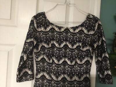 Lilly Pulitzer Nikola Black Knit 3/4 Sleeve Lace Dress Exposed Zip XS (CON29) | eBay Lilly Pulitzer Nikola Black Knit 3/4 Sleeve Lace Dress Exposed Zip XS (CON29) | eBay
