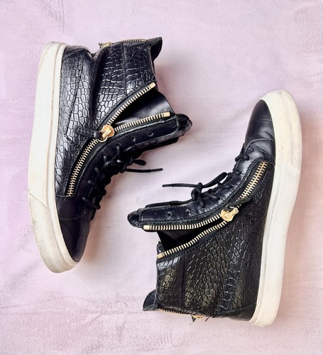 giuseppe zanotti crocodile sneakers
